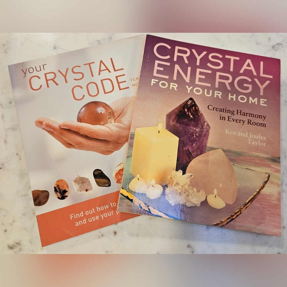 Crystal Energy Books Soft Covers Stones 2 Books Precious Stones